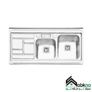 سینک استیل روکار پرنیان مدل PS-1111