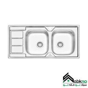 سینک استیل روکار پرنیان مدل PS-2111